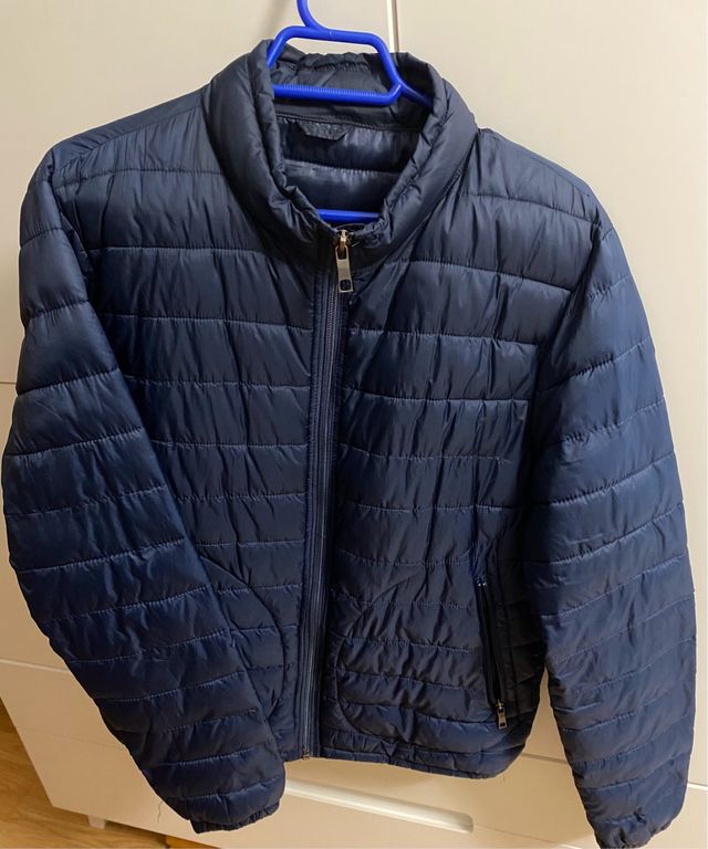 Chaqueta acolchada azul hombre