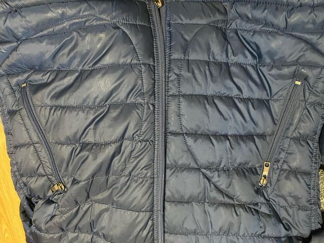 Chaqueta acolchada azul hombre