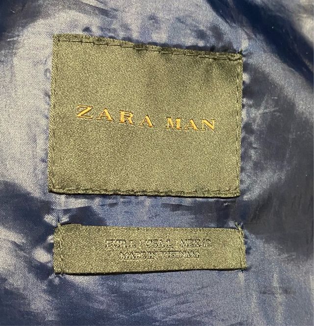 Chaqueta acolchada azul hombre