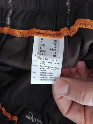 Pantaloni Ottod'Ame a gamba larga