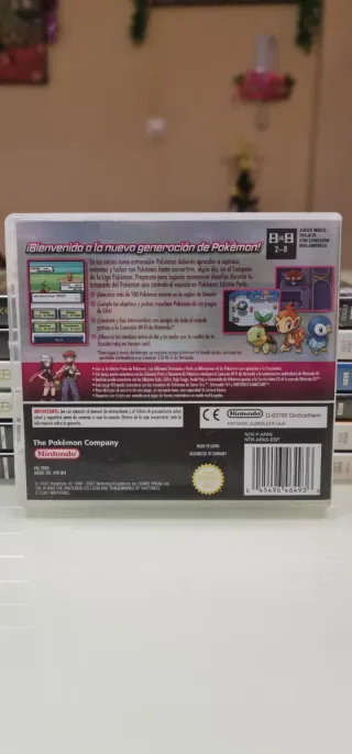 Pokémon Perla per Nintendo DS, versione PAL Spagna, collezione completa