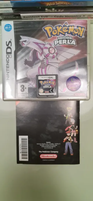 Pokémon Perla per Nintendo DS, versione PAL Spagna, collezione completa