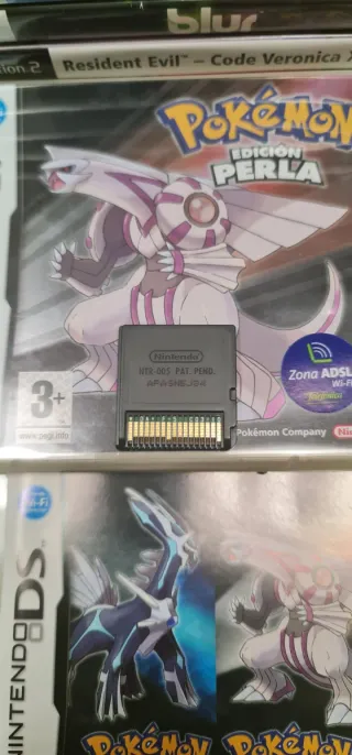 Pokémon Perla per Nintendo DS, versione PAL Spagna, collezione completa