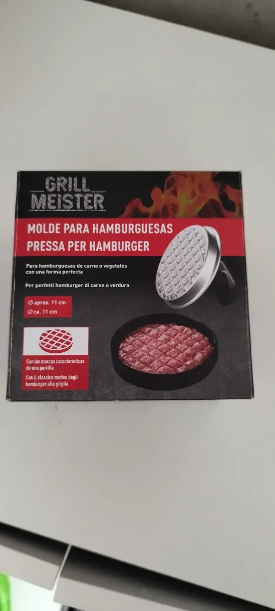Molde para hamburguesas Grill Meister