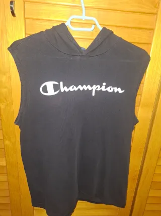 Canottiera Champion con cappuccio blu