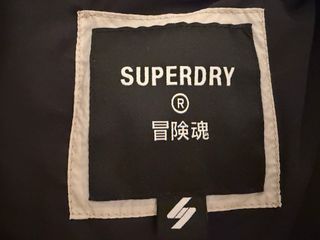 Chaleco Superdry Padded Largo Beige T40