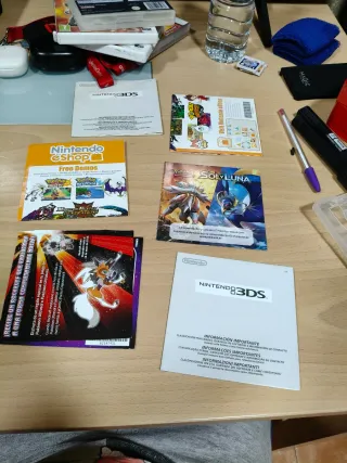 Manuales Pokémon Sol y Luna 3DS