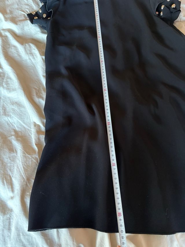 Vestito Denny Rose Nero con Borchie