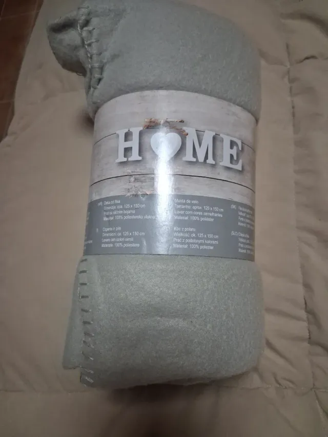 Manta Tedi Gris 125x150cm