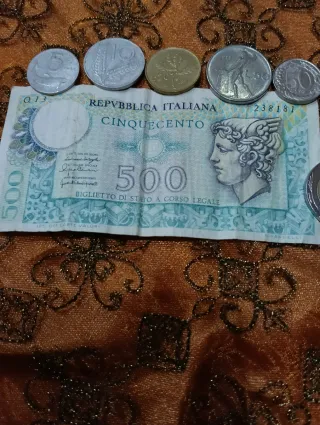 Lotto Monete e Banconote Lire Italiane