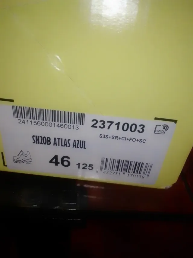 Zapatos de seguridad Fal hombre