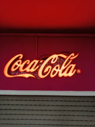 Señal Luminosa Coca Cola Roja Clásica