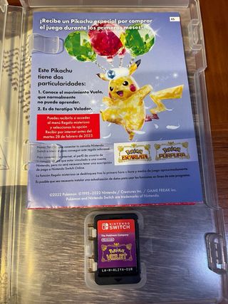 Pokemon Púrpura Nintendo Switch