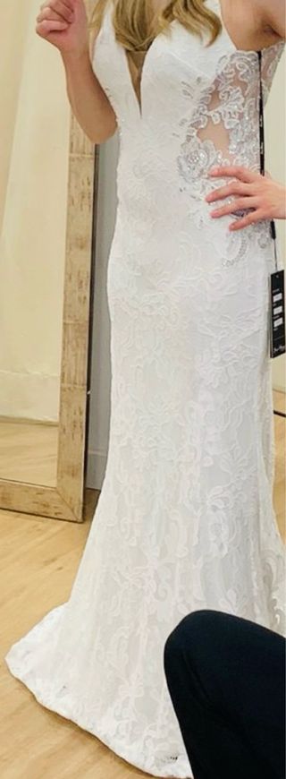 Vestido de novia corte sirena