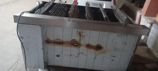 Barbecue a carbone professionale