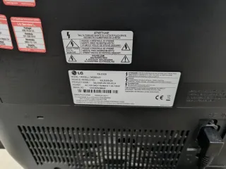 Televisión LG Negra