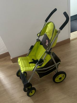 Carro de muñecas verde