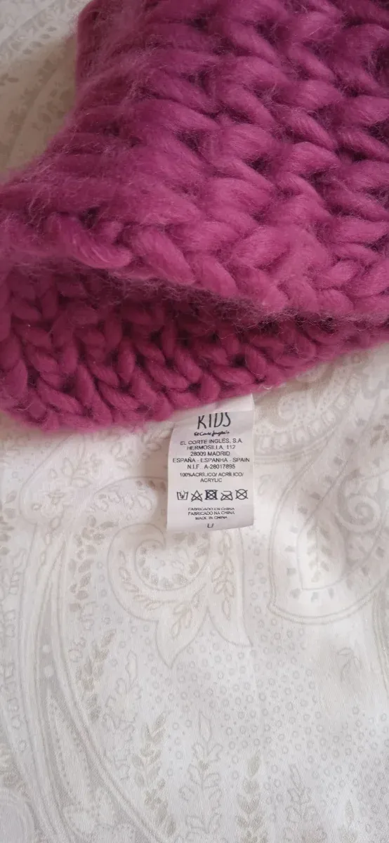 Berretto e paraorecchie per bambina El Corte Inglés