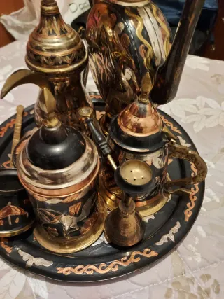 Set Decoración Cobre Oriental