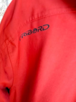 Parka impermeable hombre Tribord roja