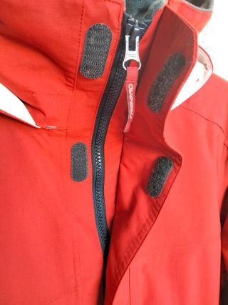 Parka impermeable hombre Tribord roja