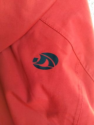 Parka impermeable hombre Tribord roja