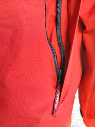 Parka impermeable hombre Tribord roja