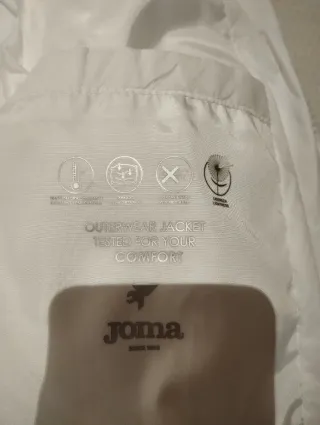 Plumífero largo blanco calentito