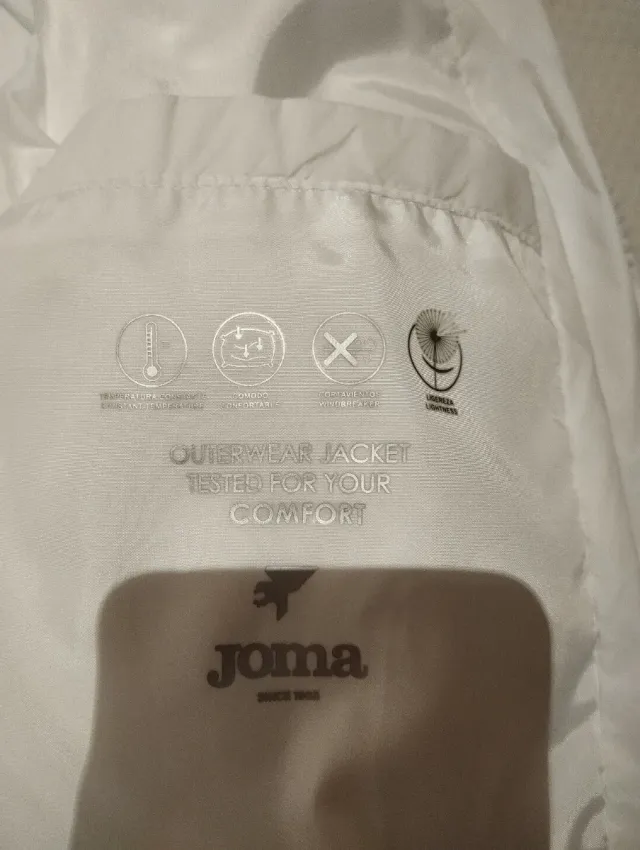 Plumífero largo blanco calentito