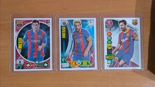 Lote 3 Cromos Messi Adrenalyn XL 14/15 16/17 20/21