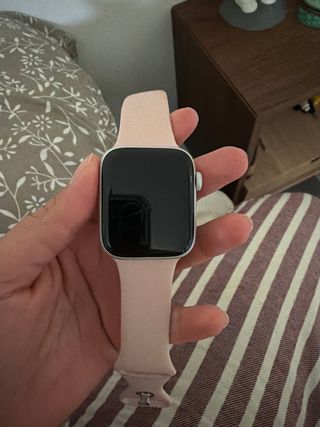 Reloj Apple Rosa y Plateado