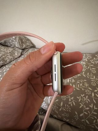 Reloj Apple Rosa y Plateado