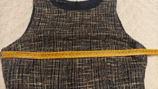 Vestido Tweed Caramelo Tipo Chanel Talla 40