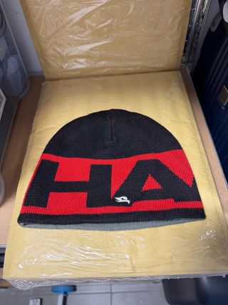 Gorro Hawk Reversible Negro/Rojo Gris/Azul