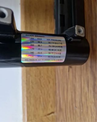 Horquilla Bicicleta Dorada