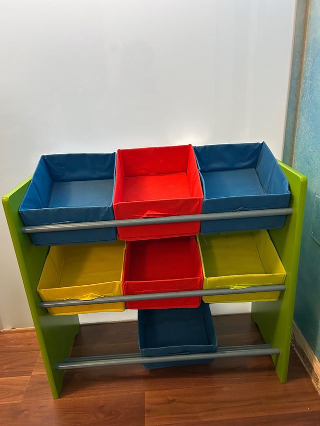 Organizador infantil de 9 cubos