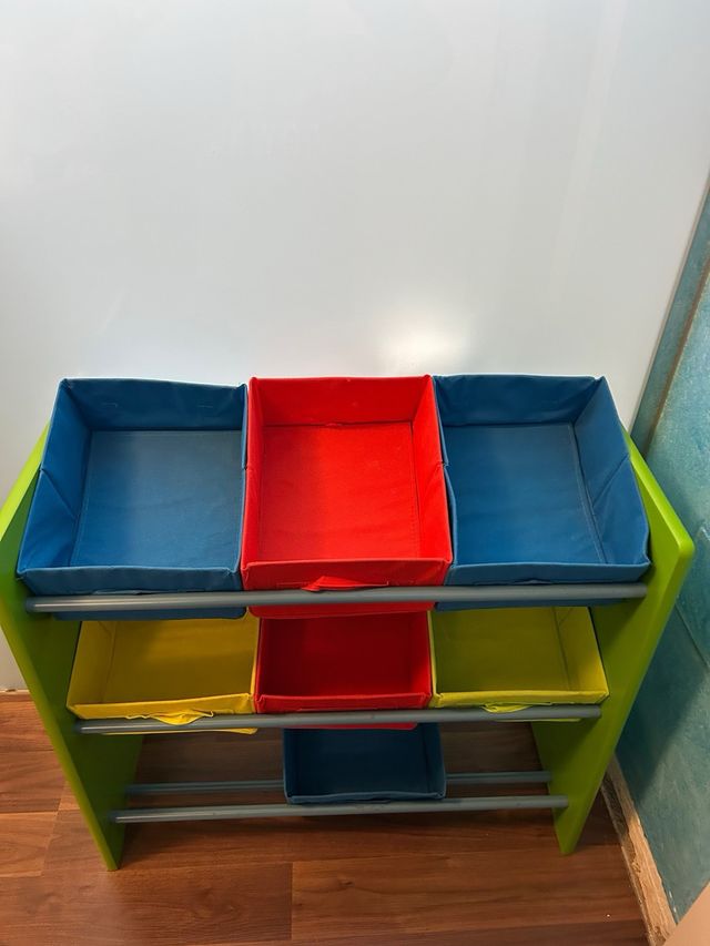 Organizador infantil de 9 cubos