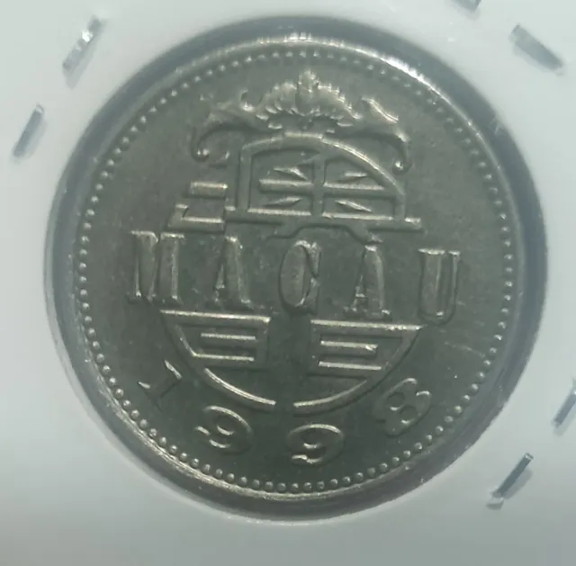Moneda 1 Pataca Macao 1998 Faro