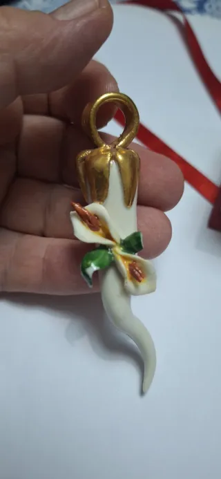 Corno portafortuna Capodimonte