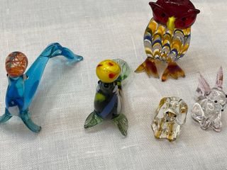 Miniaturas cristal Murano animales