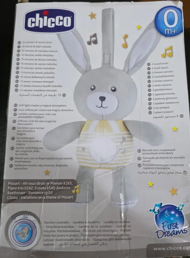 Chicco Peluche Musical Lullaby Stardust Bunny