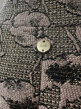 Blazer Liu Jo floreale rosa e nero