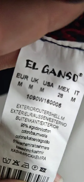 Jersey El Ganso Granate Talla M