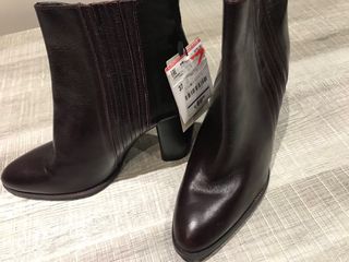 Botines de tacón marrones