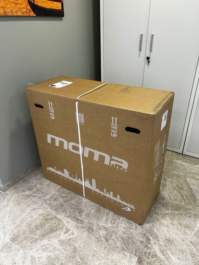 Bicicleta pieghevole Moma 24 Nera (50% -125€)