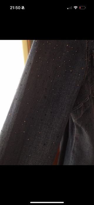 Camisa vaquera con brillos