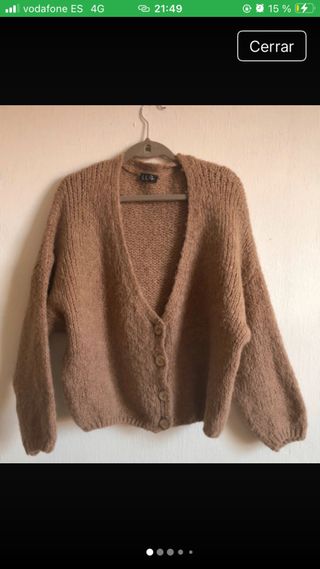 Cárdigan LUA Beige Talla XXL