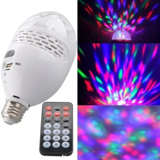 Bombilla LED Altavoz Discoteca 5W