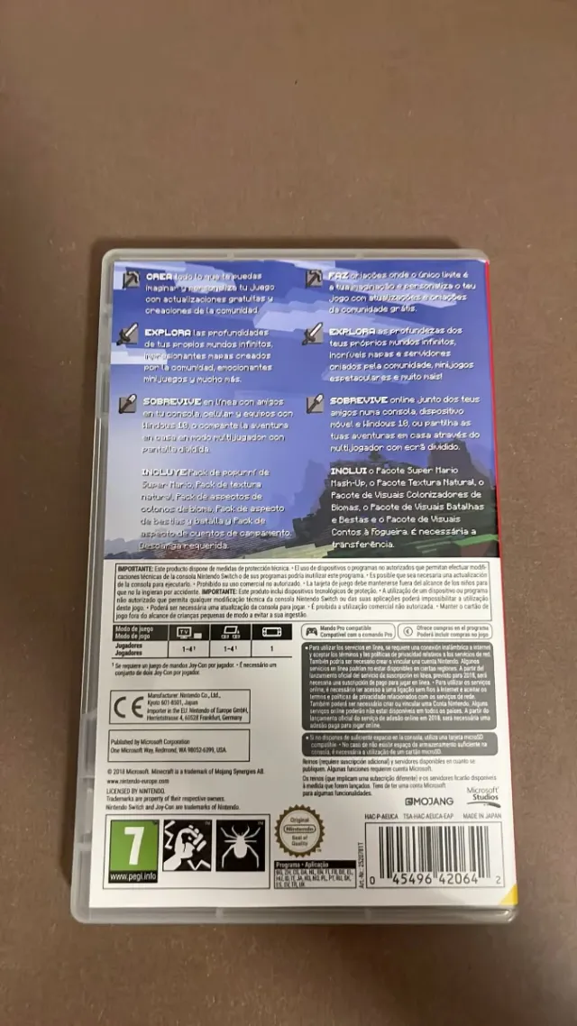 Minecraft Nintendo Switch