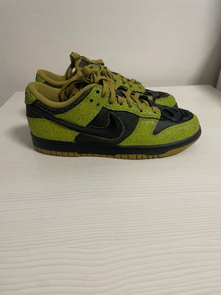 Nike Dunk Low Retro Skull Green Black